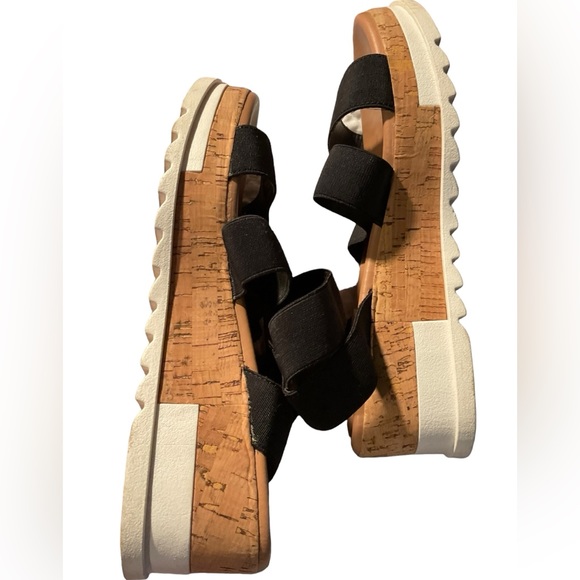 Soda Style Madyson- Slip On Ankle Strap Wedge - Picture 5 of 9